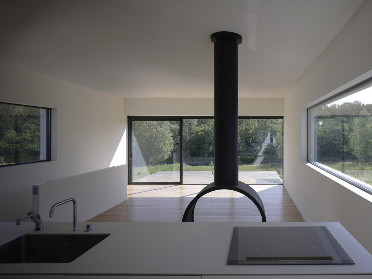 The patio as a spatial extension between the inside and outside The patio as a spatial extension between the inside and outside