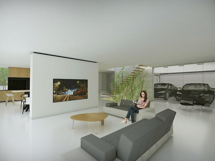123DV Car Lovers Home car in your living room